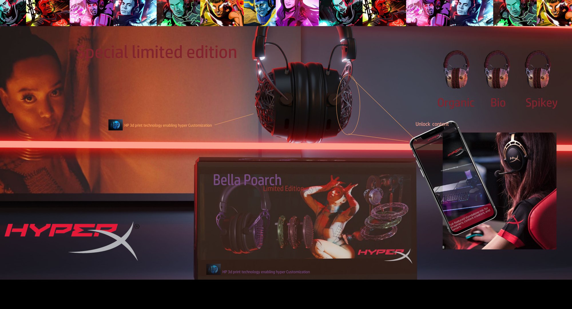 Bella Poarch special limited edition — box and headset