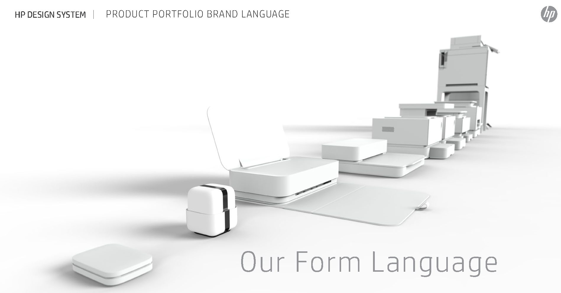 Our Form Language — printer lineup